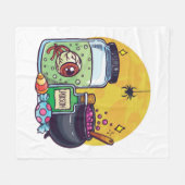 gemakkelijk Halloween kostuum halloween stemming Fleece Deken (Voorkant (Horizontaal))