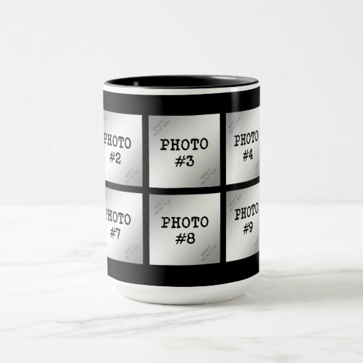 Gemakkelijk klikken om Uw Eigen 10 Foto te Creëer Mok (Midden)