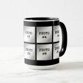 Gemakkelijk klikken om Uw Eigen 10 Foto te Creëer Mok (Voorkant rechts)