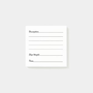 Gemakkelijk Labels voor aanbiedingenlijst op eBay- Post-it® Notes