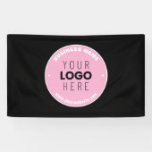 Gemakkelijk logo vervangen & bewerkbare tekst | Ro Spandoek (Horizontaal)