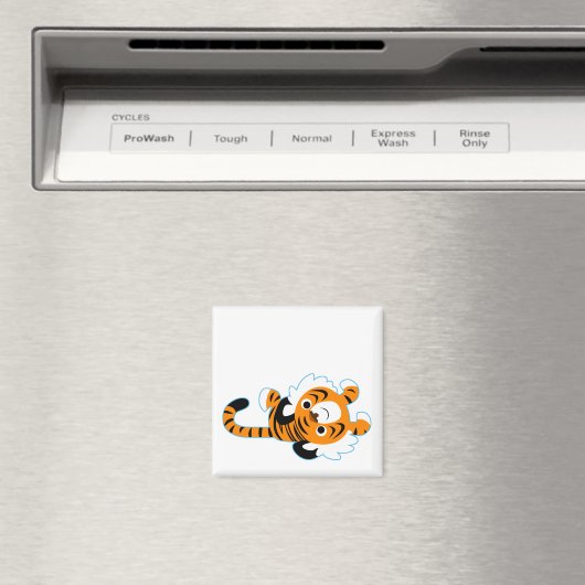 Gemakkelijk lopende Cartoon Tiger Magnet (Insitu (Vaatwasser))