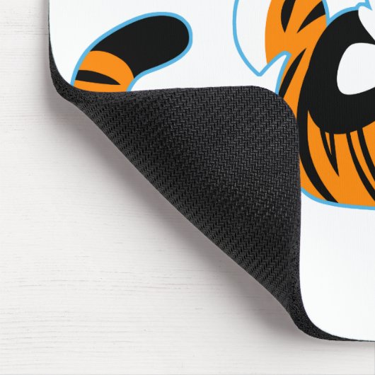 Gemakkelijk lopende Cartoon Tiger Mousepad Muismat (Hoek)