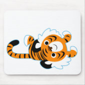 Gemakkelijk lopende Cartoon Tiger Mousepad Muismat (Voorkant)