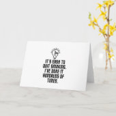 Gemakkelijk met roken te stoppen kaart (Gele Bloem)