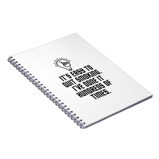 Gemakkelijk met roken te stoppen notitieboek (Rechterzijde)