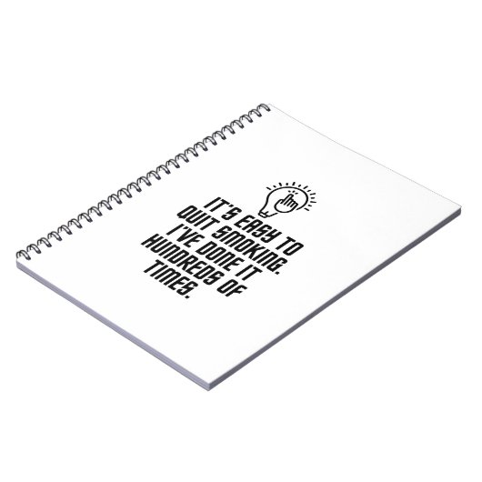 Gemakkelijk met roken te stoppen notitieboek (Linkerzijde)