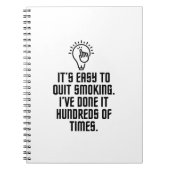 Gemakkelijk met roken te stoppen notitieboek (Voorkant)