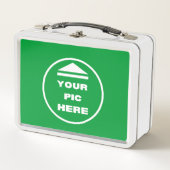 GEMAKKELIJK! Metalen Lunchbox - Wit - Op Maat (Voorkant)