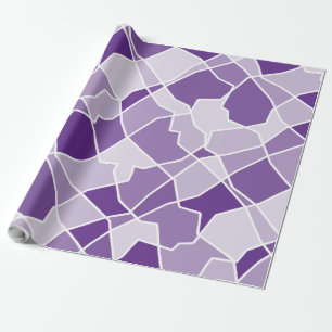 Gemakkelijk monochrome geometrische contrastvorm w cadeaupapier