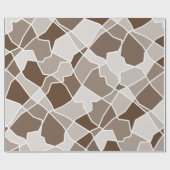 Gemakkelijk monochrome geometrische contrastvorm w cadeaupapier (Vlak)