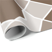 Gemakkelijk monochrome geometrische contrastvorm w cadeaupapier (Rol Hoek)