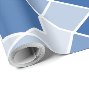 Gemakkelijk monochrome geometrische contrastvorm w cadeaupapier