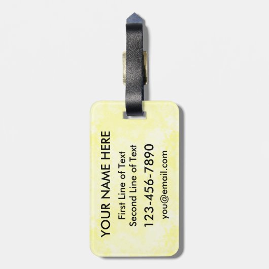 Gemakkelijk om het Bagagelabel van de Tunt van Lac (Achterkant verticaal)