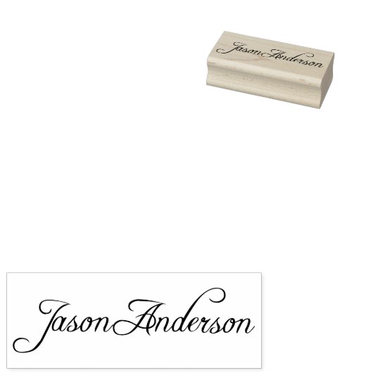 Gemakkelijk om Uw Eigen Handtekening Rubberstempel (Gestempeld)