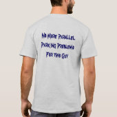 Gemakkelijk parkeren t-shirt (Achterkant)