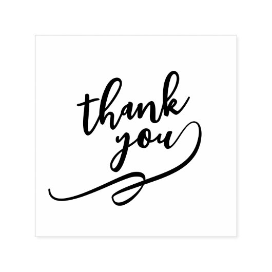 Gemakkelijk te gebruiken bedankstempel in 1,5 inch  zelfinktende stempel (Design)