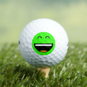 Gemakkelijk te vinden Heldergroene emoji Golfballen (Insitu Shirt)