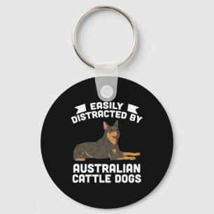 Gemakkelijk verstoord door Australische kattenhond Sleutelhanger