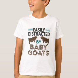 Gemakkelijk verstoord door Baby geiten T-shirt