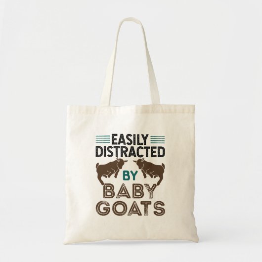 Gemakkelijk verstoord door Baby geiten Tote Bag (Voorkant)