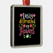 Gemakkelijk verstoord door bloemen metalen ornament (Rechts)