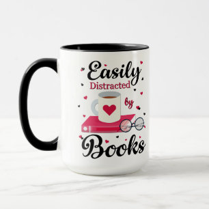 Gemakkelijk verstoord door Boeken Mok