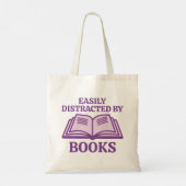 Gemakkelijk verstoord door boeken tote bag (Achterkant)