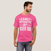 Gemakkelijk verstoord door Boxer Dog - Funny Dog L T-shirt (Voorkant volledig)