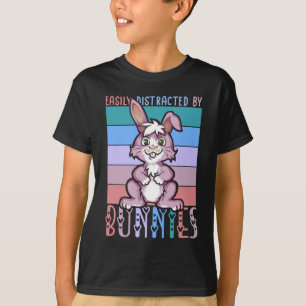 Gemakkelijk verstoord door Bunnies Cute Bunny Love T-shirt