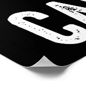 Gemakkelijk verstoord door Calico-katten Poster (Hoek)