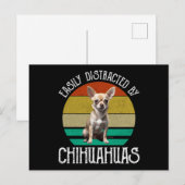 Gemakkelijk verstoord door Chihuahuas Briefkaart (Voorkant / Achterkant)