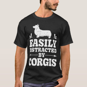 Gemakkelijk verstoord door Corgis Corgi Dog Mannen T-shirt