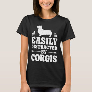 Gemakkelijk verstoord door Corgis Funny Corgi Dog T-shirt