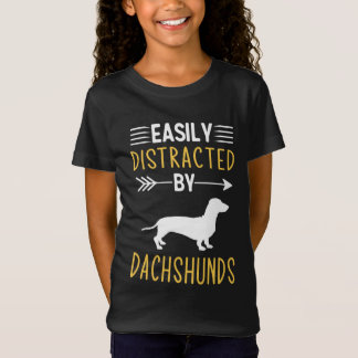 Gemakkelijk verstoord door dachshunds t-shirt