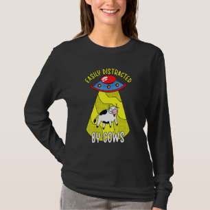 Gemakkelijk verstoord door de Koe van de melkveeho T-shirt