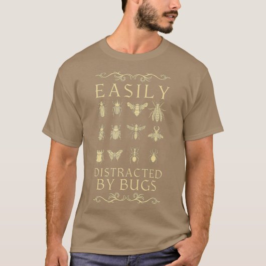 Gemakkelijk verstoord door de schipper van bugs t-shirt (Voorkant)