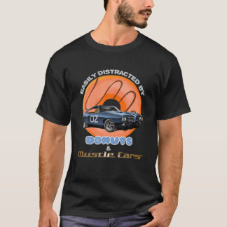 Gemakkelijk verstoord door donuts en spierkrampen t-shirt