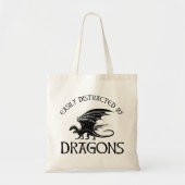 Gemakkelijk verstoord door Dragons Tote Bag (Voorkant)