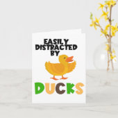 Gemakkelijk verstoord door eenden, heb mijn eenden kaart (Gele Bloem)