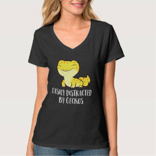 Gemakkelijk verstoord door Geckos Cute Leopard Liz T-shirt