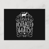 Gemakkelijk verstoord door geit, geit, geit aankondigingskaart (Voorkant)