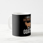 Gemakkelijk verstoord door geiten koffiemok (Voorkant links)