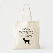 Gemakkelijk verstoord door geiten tote bag (Voorkant)
