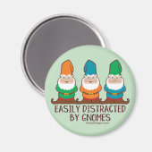 Gemakkelijk verstoord door gnomen magneet (Voorkant / Achterkant)