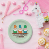 Gemakkelijk verstoord door gnomen papieren bordje (Feest)