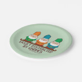 Gemakkelijk verstoord door gnomen papieren bordje (Gekanteld)