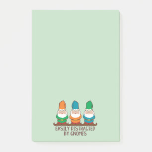 Gemakkelijk verstoord door gnomen post-it® notes