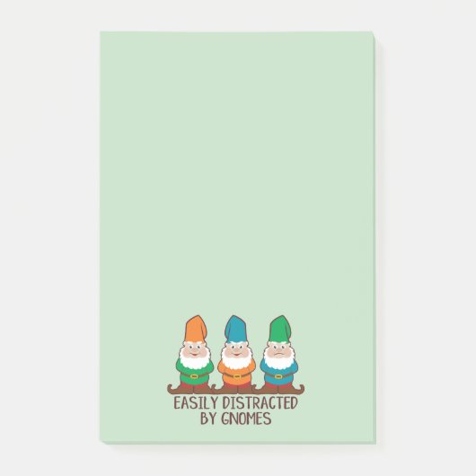 Gemakkelijk verstoord door gnomen post-it® notes (Voorkant)