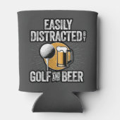 Gemakkelijk verstoord door Golf en Beer Blikjeskoeler (Achterkant)